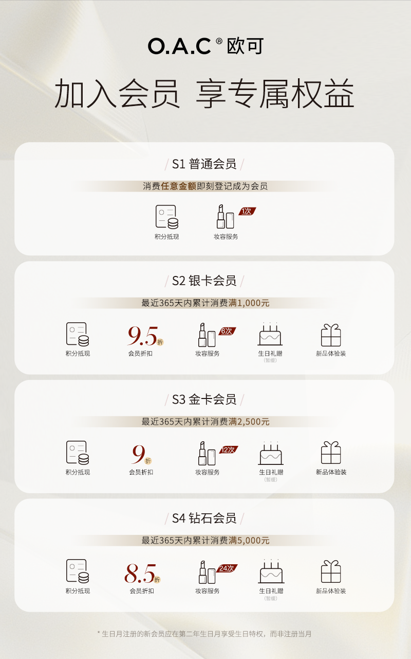 OAC 欧可会员中心